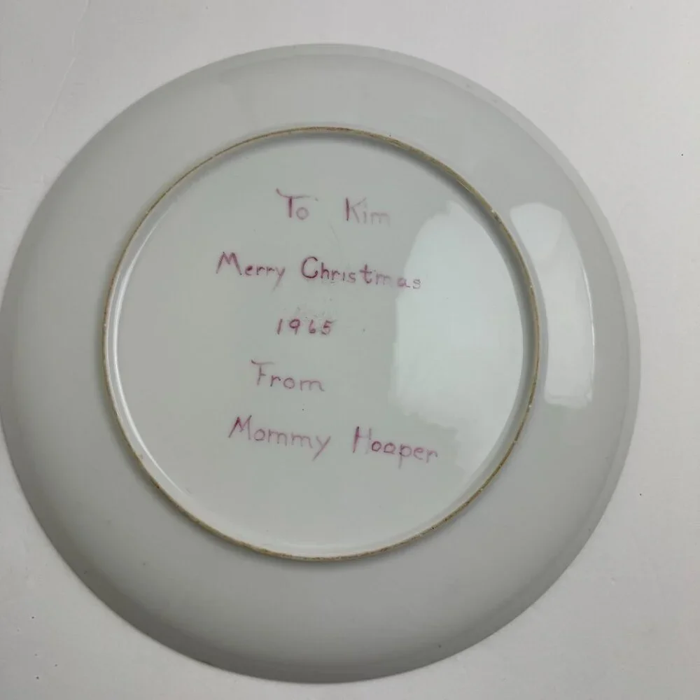 Antique 1965s  Plate Decor 